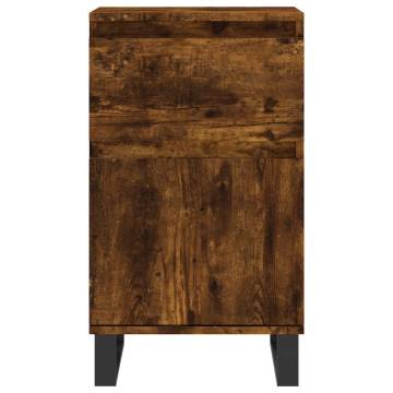 Trendy Smoked Oak Sideboards - 2 pcs Engineered Wood | Hipo Market