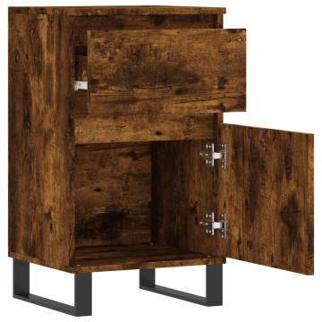 Trendy Smoked Oak Sideboards - 2 pcs Engineered Wood | Hipo Market