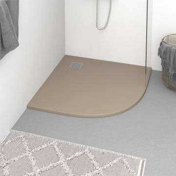 Shower Base Tray SMC Brown 90x90 cm - Modern & Durable