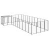 Durable Dog Kennel - 13.31 m² Steel Outdoor Enclosure