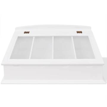 Elegant White Baroque Cutlery Tray - Organize with Style