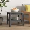 Elegant Grey Coffee Table | Solid Wood Pine - 45x45x40 cm