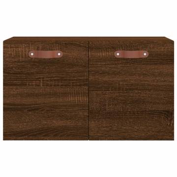 Wall Cabinet Brown Oak 60x36.5x35 cm - Stylish Storage Solution