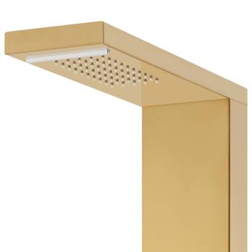 Golden Shower Panel System - Stylish Steel Design | HipoMarket UK