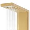 Golden Shower Panel System - Stylish Steel Design | HipoMarket UK