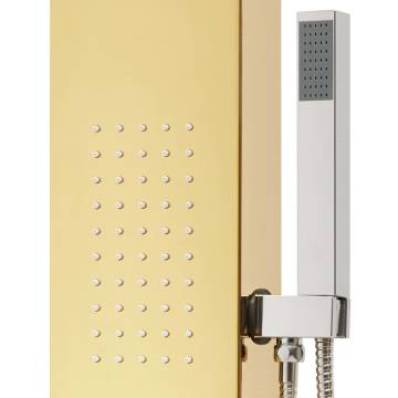 Golden Shower Panel System - Stylish Steel Design | HipoMarket UK