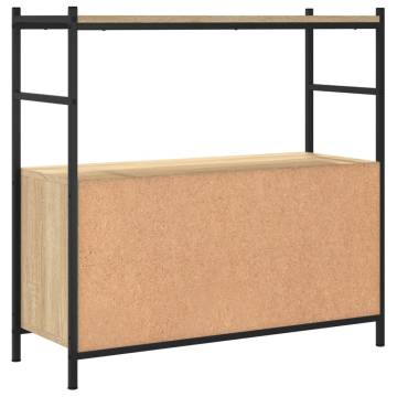 Bookshelf Sonoma Oak 80x30x78.5 cm - Stylish Storage Solution