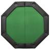 8-Player Folding Poker Table - Green 108x108 cm | HipoMarket