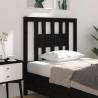 Headboard Black 106x4x100 cm Solid Wood Pine Colour black Size 106 x 100 cm Quantity in Package 1 