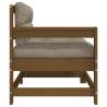 Garden Chairs with Cushions - Honey Brown Solid Pine | HipoMarket