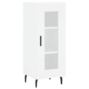 Stylish Highboard White 34.5x34x180 cm - Hipomarket