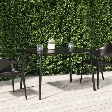 Stylish Anthracite Garden Table 110x80 cm - Durable Steel