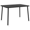 Stylish Anthracite Garden Table 110x80 cm - Durable Steel