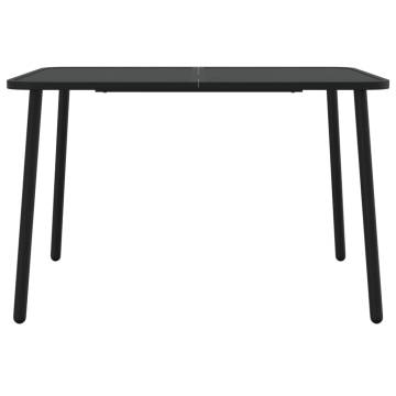 Stylish Anthracite Garden Table 110x80 cm - Durable Steel