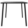 Stylish Anthracite Garden Table 110x80 cm - Durable Steel