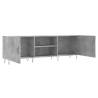 Stylish Concrete Grey TV Cabinet - 150x30x50 cm | HipoMarket