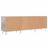 Stylish Concrete Grey TV Cabinet - 150x30x50 cm | HipoMarket