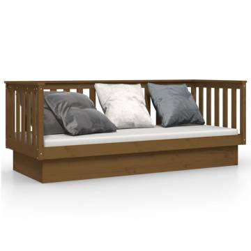 Day Bed Honey Brown 75x190 cm - Solid Wood Pine | HiPoMarket