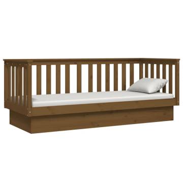 Day Bed Honey Brown 75x190 cm - Solid Wood Pine | HiPoMarket