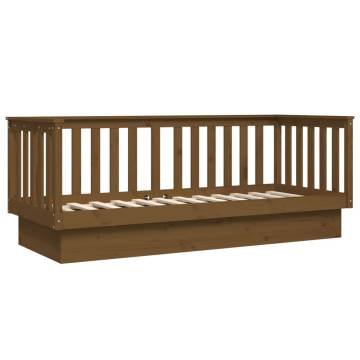 Day Bed Honey Brown 75x190 cm - Solid Wood Pine | HiPoMarket