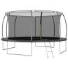 Trampoline Set Round 460x80 cm 150 kg Colour grey Size Ø 460 x 80 cm Quantity in Package 1 