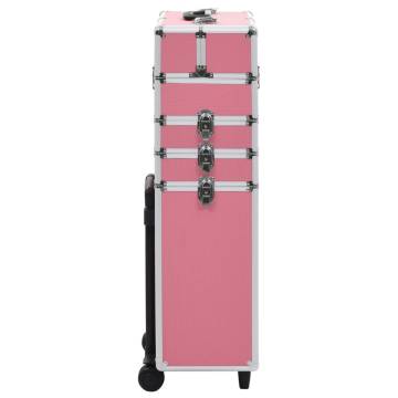 Aluminium Pink Make-up Trolley | Organize Your Cosmetics