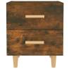 Bed Cabinets 2 pcs Smoked Oak - Scandinavian Charm