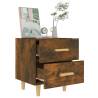 Bed Cabinets 2 pcs Smoked Oak - Scandinavian Charm