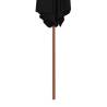 Outdoor Wooden Parasol 270 cm - Black | Hipo Market