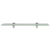 Stylish Floating Glass Shelf 50x10 cm - Functional & Modern