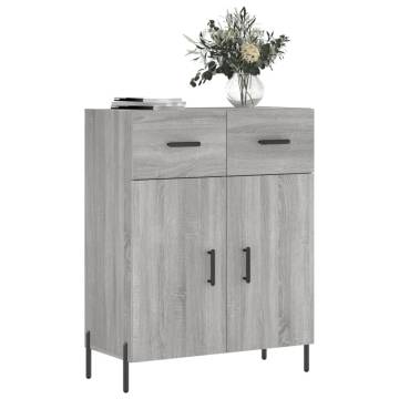 Modern Grey Sonoma Sideboard - 69.5x34x90 cm | HipoMarket