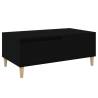 Elegant Black Coffee Table - 90x50x36.5 cm | HipoMarket