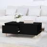 Elegant Black Coffee Table - 90x50x36.5 cm | HipoMarket