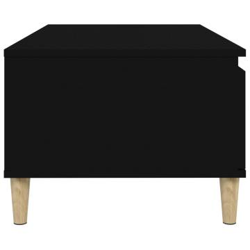 Elegant Black Coffee Table - 90x50x36.5 cm | HipoMarket