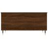 Elegant Brown Oak Coffee Table - 90x44.5x45 cm | hipomarket.co.uk