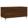 Elegant Brown Oak Coffee Table - 90x44.5x45 cm | hipomarket.co.uk