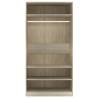 Sonoma Oak Wardrobe 100x50x200 cm - Stylish Storage Solution