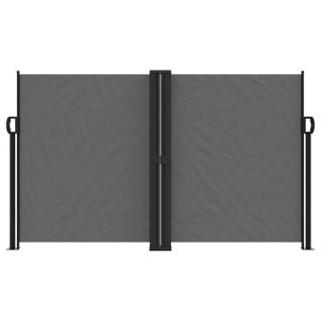 Retractable Side Awning Anthracite 140x1200 cm - Hipomarket