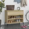 Shoe Cabinet Sonoma Oak - 70x36x60 cm | Hipo Market