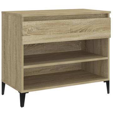 Shoe Cabinet Sonoma Oak - 70x36x60 cm | Hipo Market