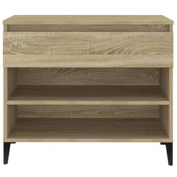 Shoe Cabinet Sonoma Oak - 70x36x60 cm | Hipo Market