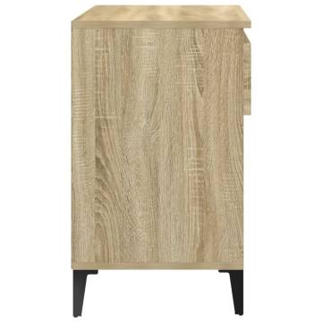 Shoe Cabinet Sonoma Oak - 70x36x60 cm | Hipo Market