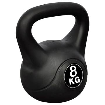 8 kg Concrete Kettlebell - Durable & Ground-Friendly