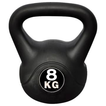 8 kg Concrete Kettlebell - Durable & Ground-Friendly