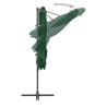 Cantilever Umbrella with Steel Pole - Green 250x250 cm