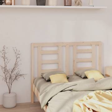 Stylish Solid Pine Bed Headboard - 156x4x100 cm