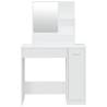 Dressing Table with Mirror - White 86.5x35x136 cm | HipoMarket