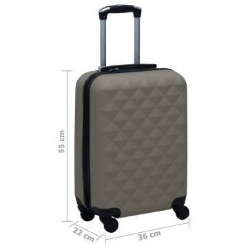 Hardcase Trolley Anthracite - Durable ABS Travel Suitcase