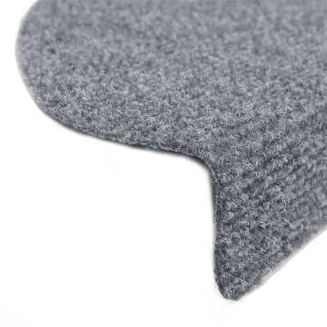 Self-Adhesive Stair Mats - 5 pcs Light Grey | HipoMarket