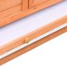 Quality Rabbit Hutch | Solid Pine & Fir Wood 310x70x87 cm